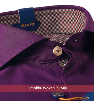 Brighton- Deep Purple with Print Contrast