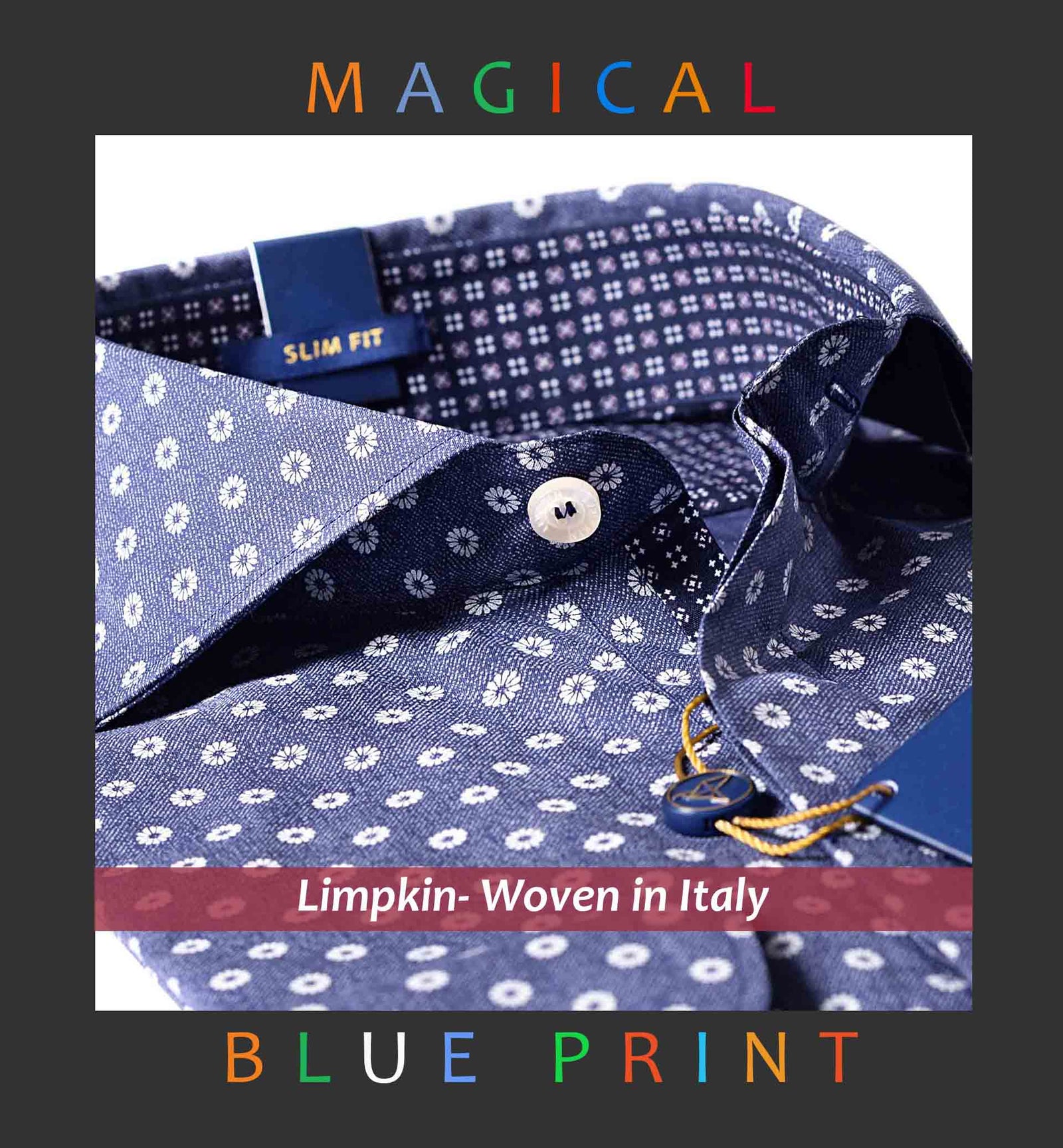 Tropea - Cobalt Blue & White Print