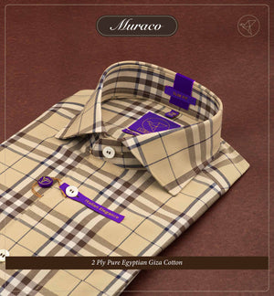 Muraco- Beige & Brown Magical Check