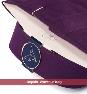 Brighton- Deep Purple with Print Contrast