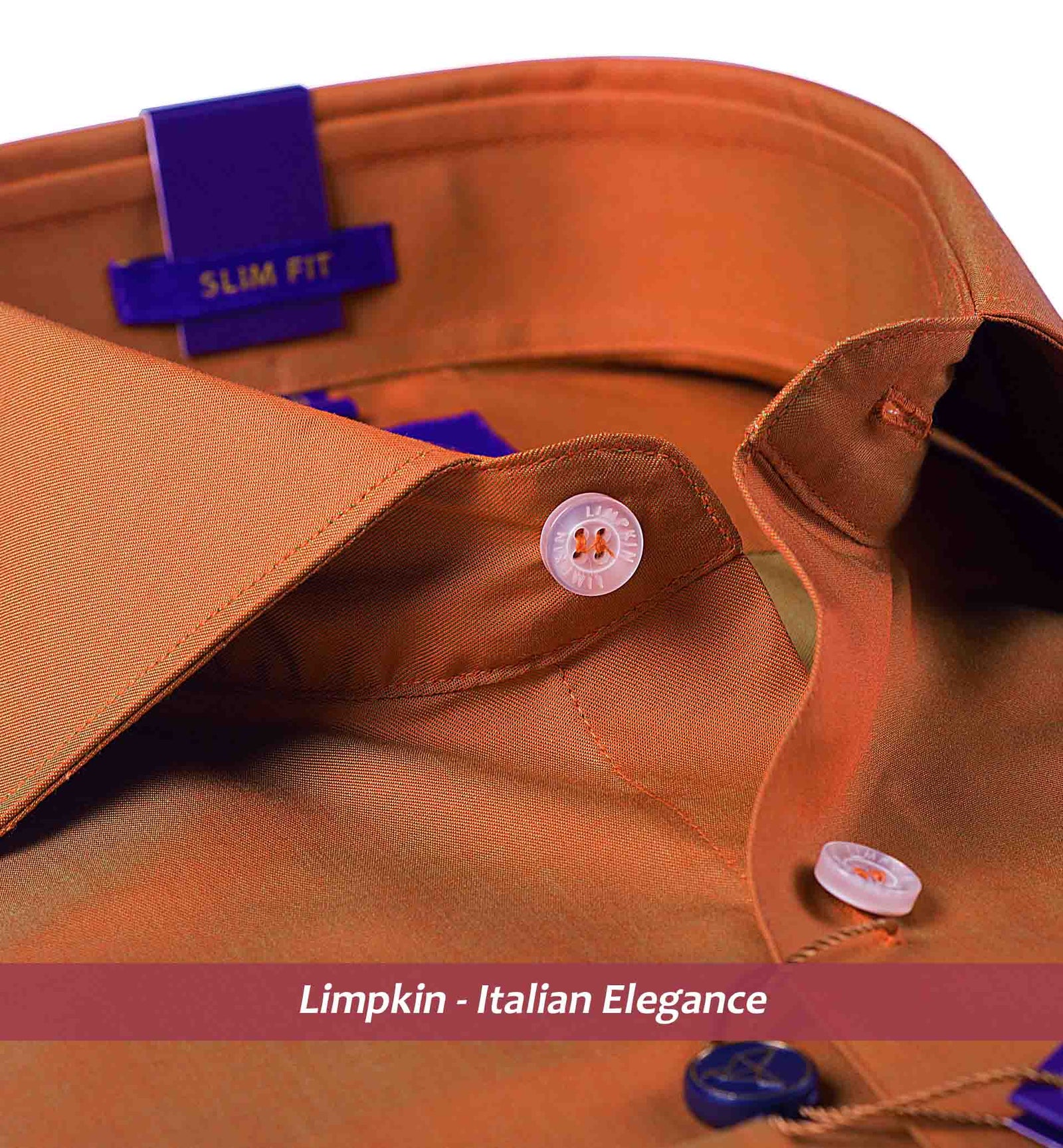 Leeds - Burnt Orange Solid Twill