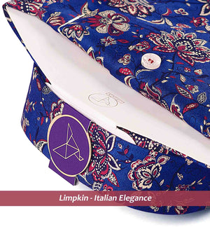 Segovia- Burgundy & Navy Floral Print