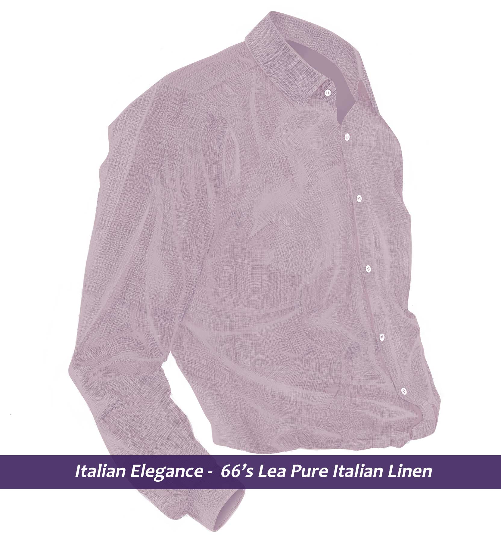 Dublin- Mushroom Grey Solid Linen- 66's Lea Pure Luxury Linen-  Delivery from 5th May