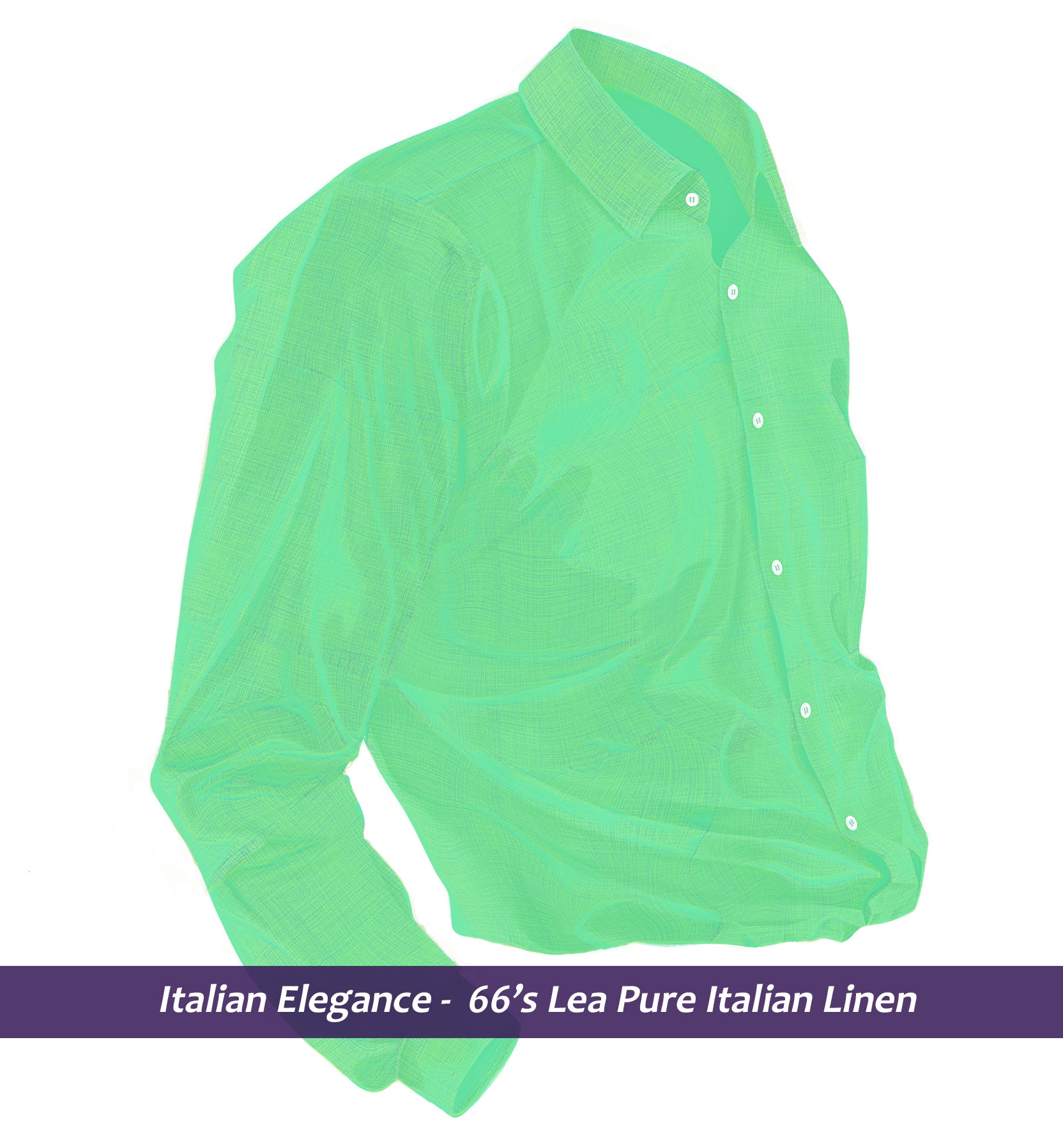 Rosenstein- Sea Foam Green Solid Linen- 66's Lea Pure Italian Linen