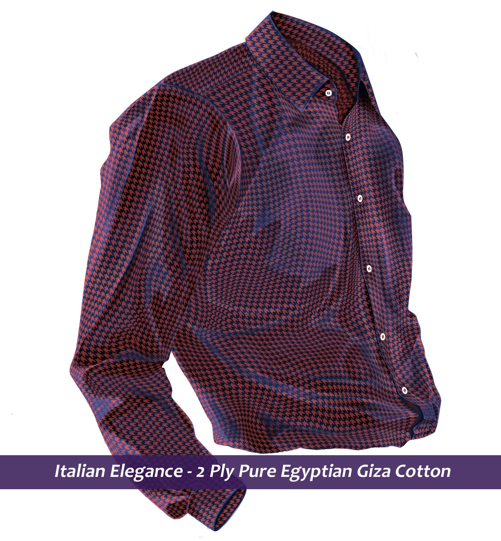 Rubik- Burgundy & Navy Structure